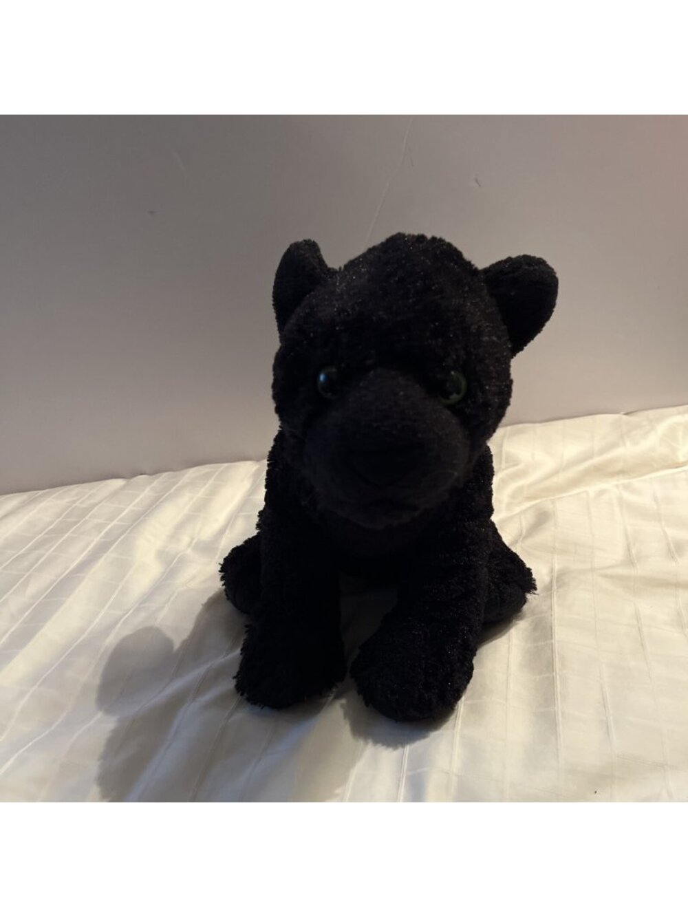 Wild Republic Cuddlekins Black Jaguar Stuffed Animal